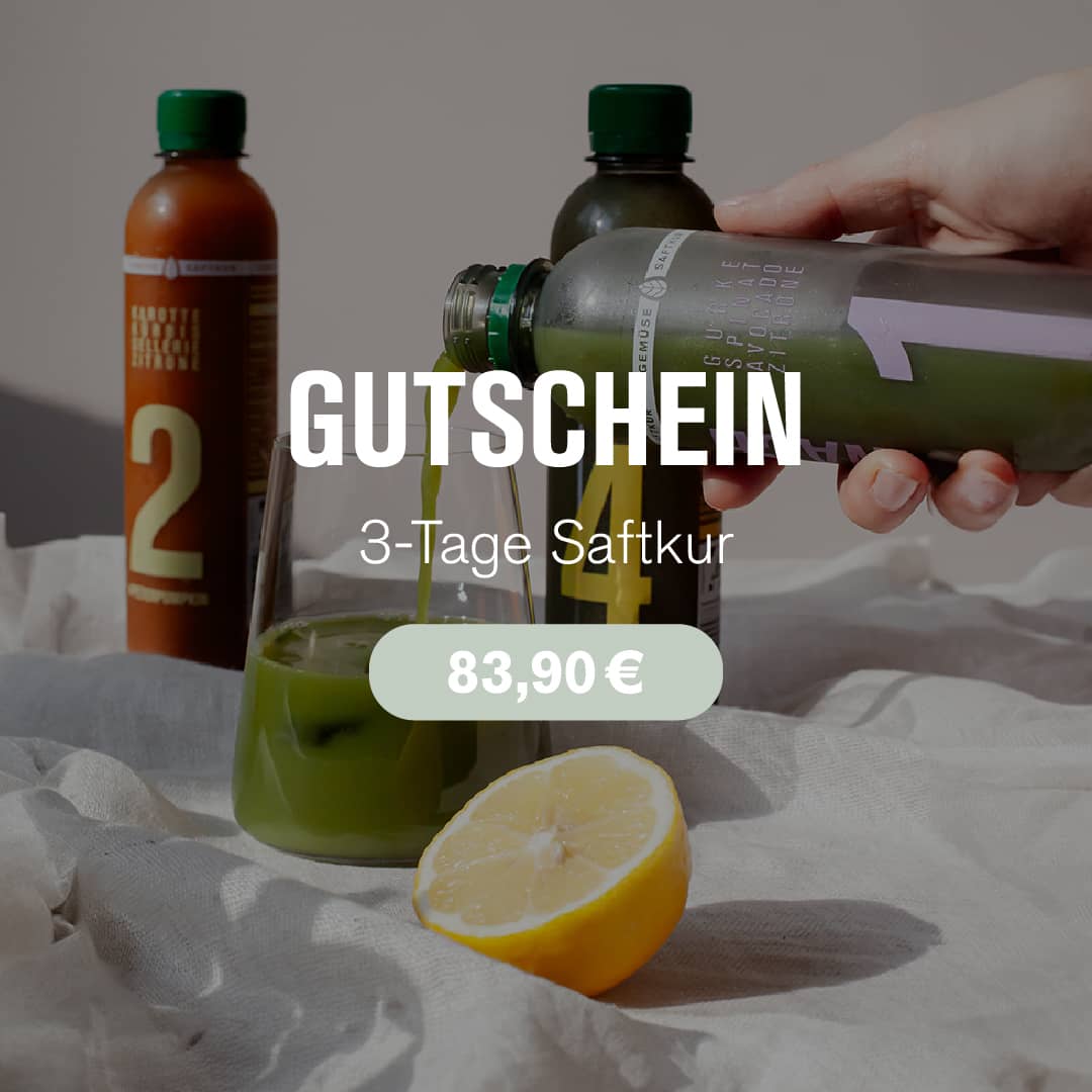 Gutschein 3 Tage Saftkur
