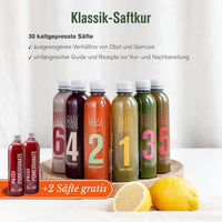 Obst- und Gemüsesäfte und Granatapfelsaft