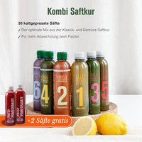 Obst- und Gemüsesäfte und Granatapfelsaft