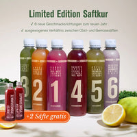 Obst- und Gemüsesäfte und Granatapfelsaft